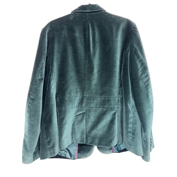 Talbots Forest Green Velvet Blazer, 18 - Picture 2 of 5